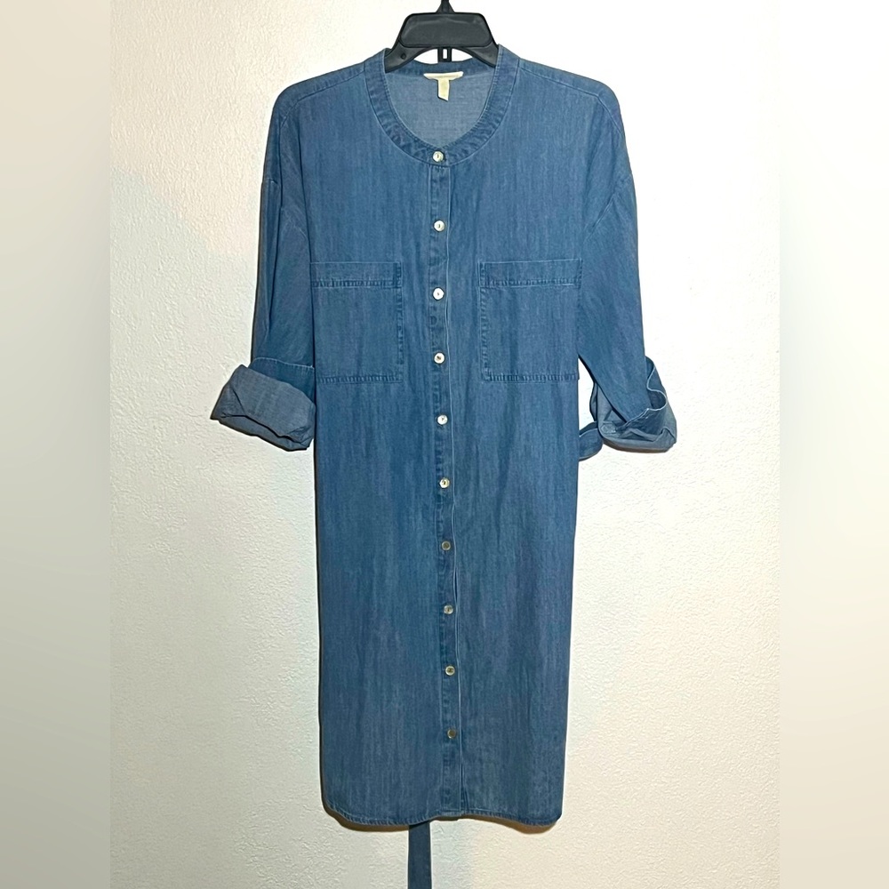 Eileen Fisher Denim Shirt Dress